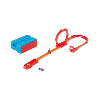 Hot Wheels Track Builder Alev Temalı Akrobasi Seti - Yaratıcı İnşa ve Ateşli Maceralar