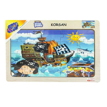 AHŞAP EĞİT.PUZZLE KORSAN