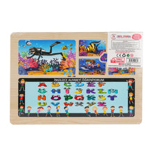 Ahşap Eğitici Puzzle Denizde Yaşam
