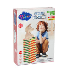 Ahşap 100 Parça Sihirli Bloklar