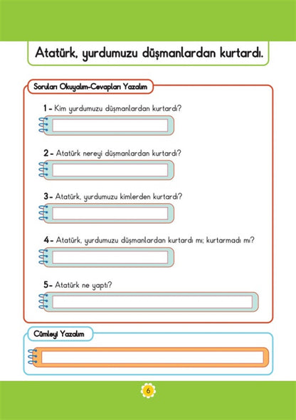 Adım Adım Cümleler 1-2 Okuyorum Anlıyorum Yazıyorum Serisi