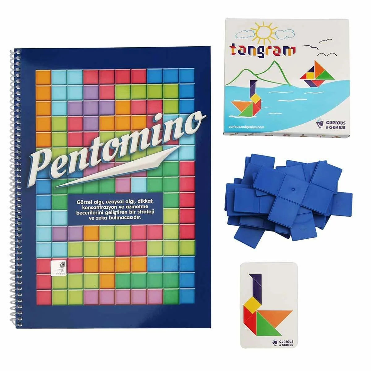Pentomino Oyunu - Beş Kareliler: Zihinsel Gelişim ve Strateji Seti