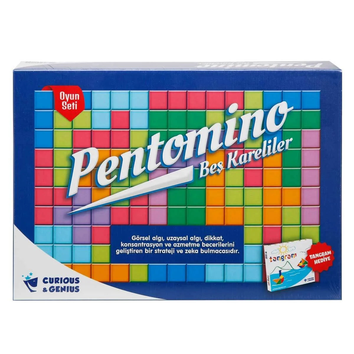 Pentomino Oyunu - Beş Kareliler: Zihinsel Gelişim ve Strateji Seti