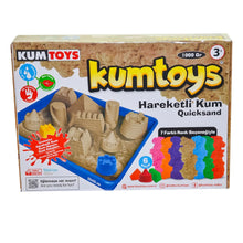 Kumtoys Hareketli Kum Seti (1000 gr) – Evde Plaj Keyfi ve Duyusal Oyun!