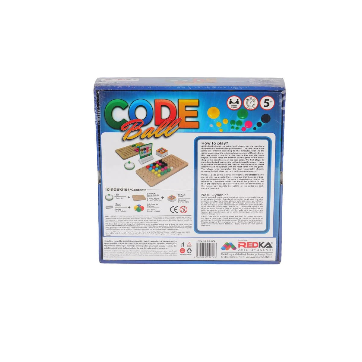 REDKA KOD TOPU: Görsel Dikkat ve Hızlı Kodlama Oyunu