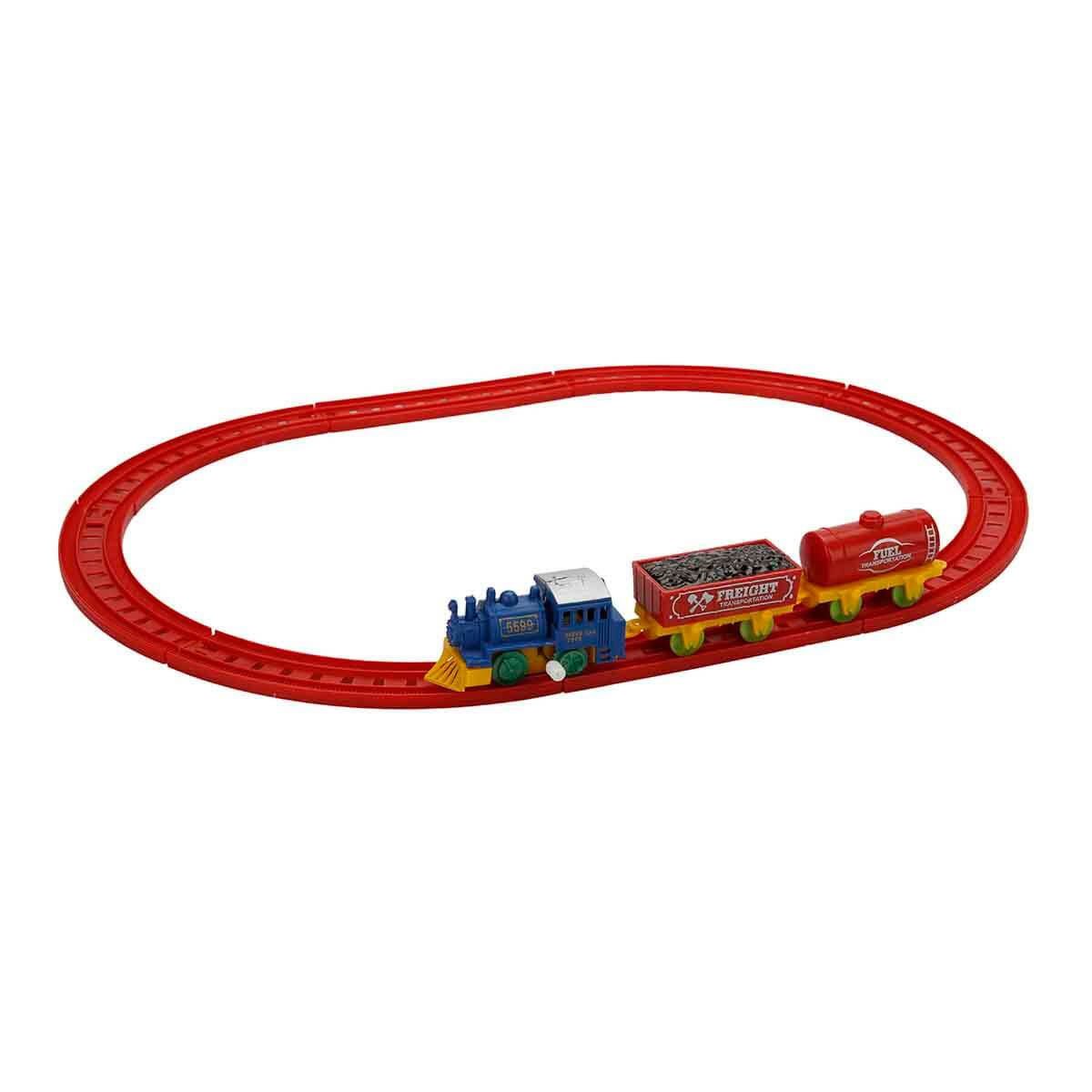 Maxx Wheels Mini Tren Seti (11 Parça) – İlk İstasyon ve Macera Yolu