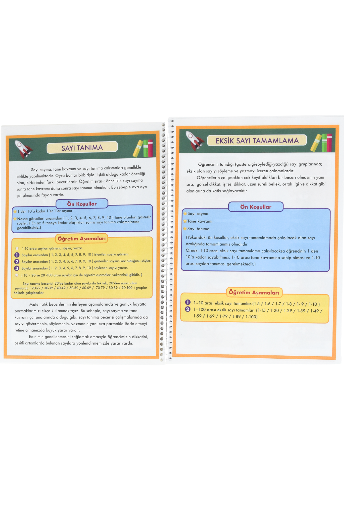 Sayı Tanıma Eksik Sayı Tamamlama 1 Matematik Evreni Serisi