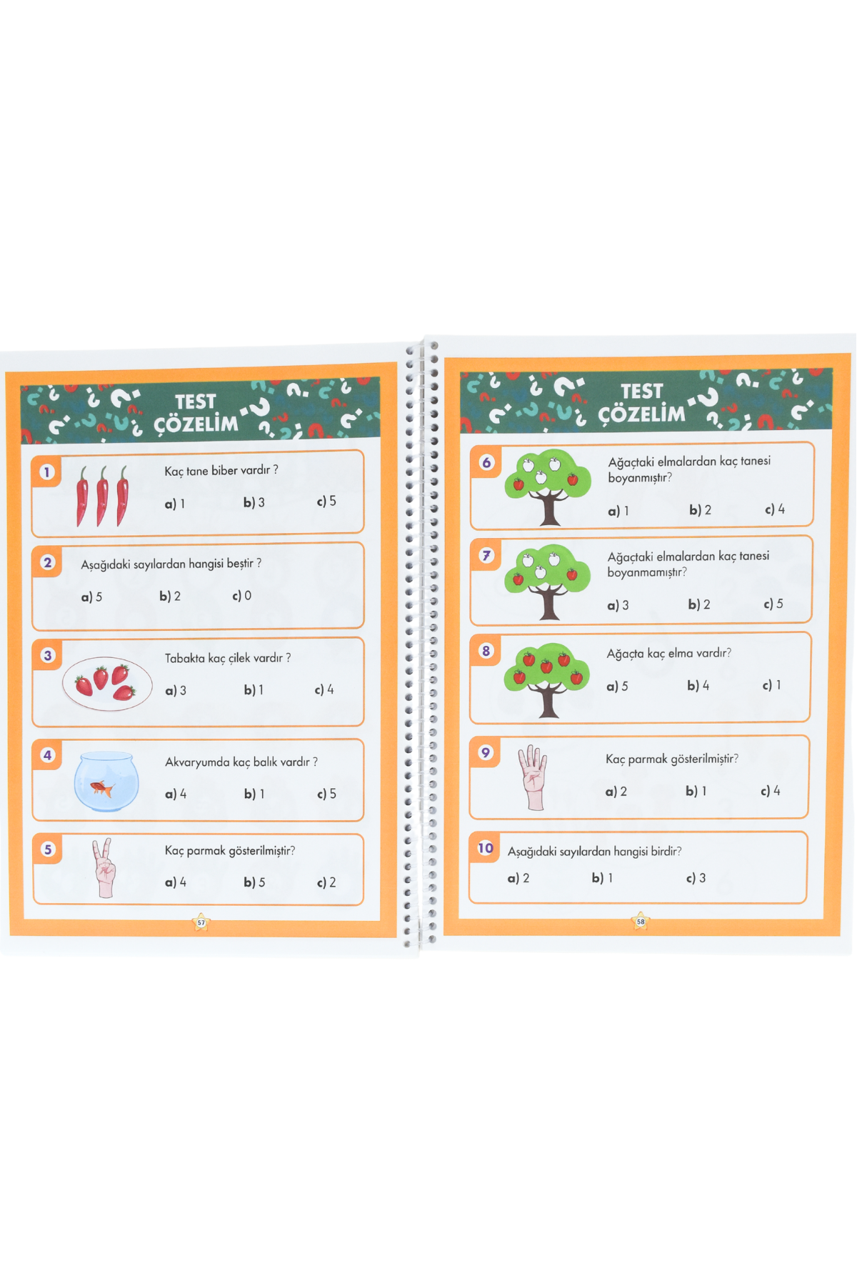 Sayı Tanıma Eksik Sayı Tamamlama 1 Matematik Evreni Serisi