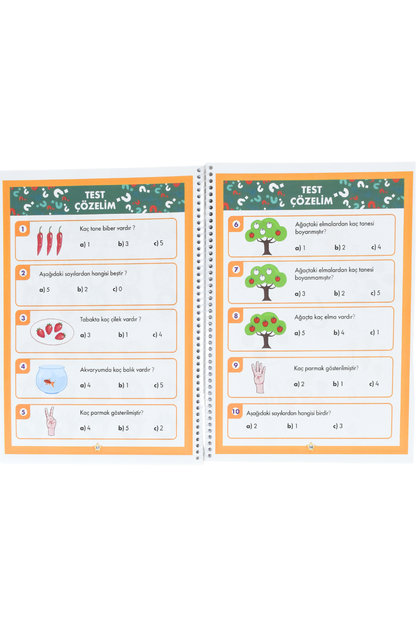 Sayı Tanıma Eksik Sayı Tamamlama 1 Matematik Evreni Serisi