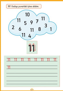 Sayı Tanıma Eksik Sayı Tamamlama 2 Matematik Evreni Serisi
