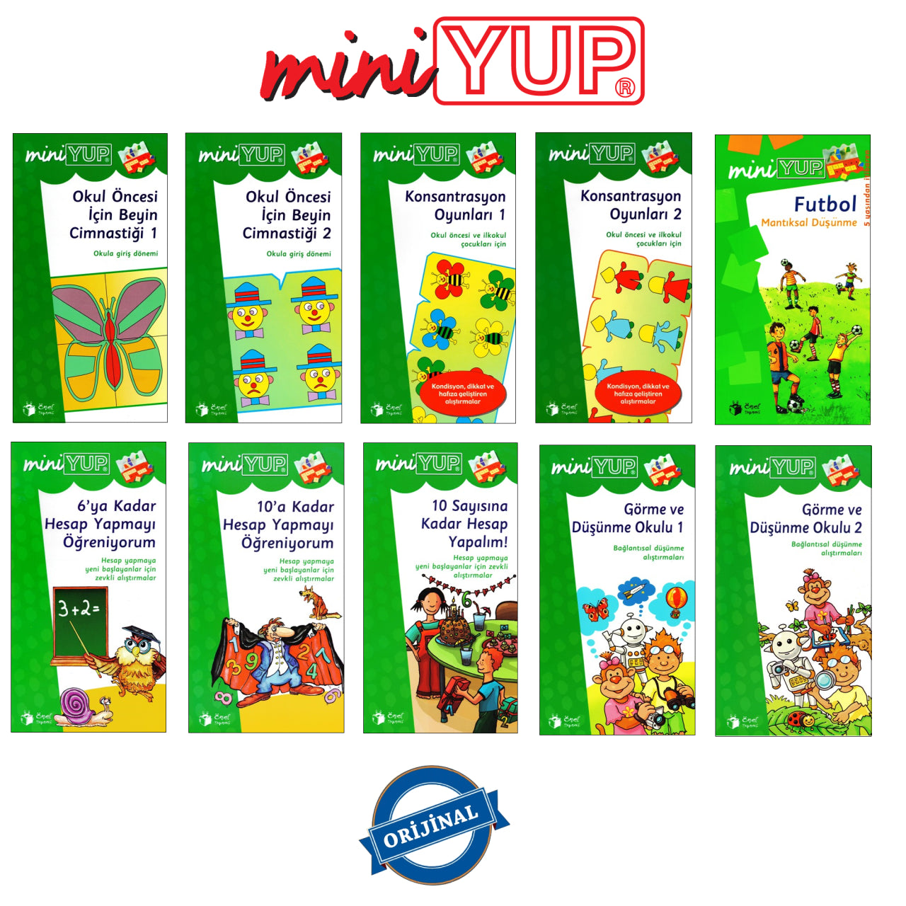 miniYUP 5+ Eğitim Seti Kitapçıkları